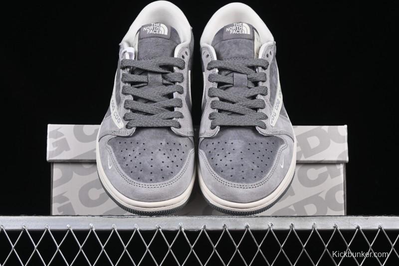 Nike Travis Scott x Fragment Design x Air Jordan 1 Low OG SP AJ1 Low Top Culture Casual Sneakers - XS3086-008