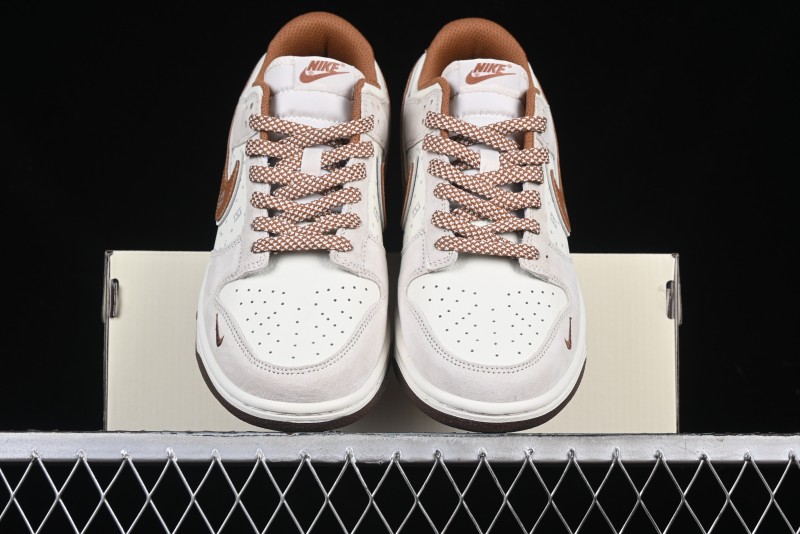 Nike SB Dunk Low Fendi Collaboration Anniversary High-End Custom Low-Top Casual Skate Shoes - DJ2024-057