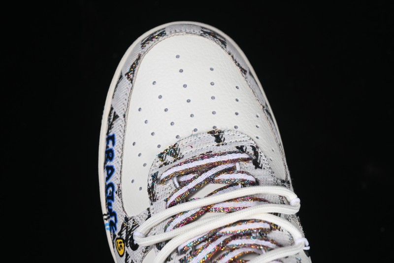 Nike Air Force 1'07 Low Hip Hop MLB Casual Lace-Up Sneakers - BD0077-333