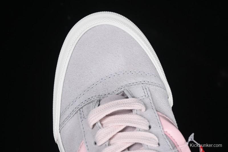 Vans Knu Skool Low-Top Retro Casual Vulcanized Sneakers in Off-White Pink - VN0009QPNK