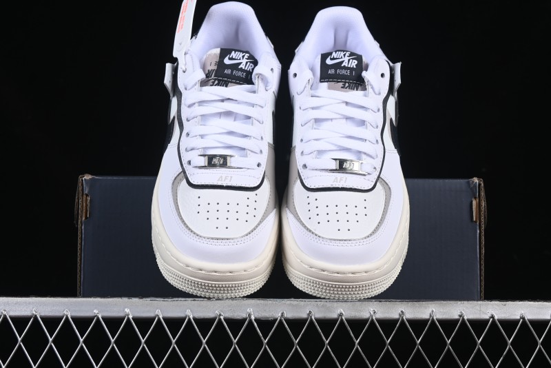 Nike Air Force 1 Shadow Low-Top Sneakers with Lightweight EVA Midsole and Anti-Slip RB Rubber Outsole - DZ1847-110
