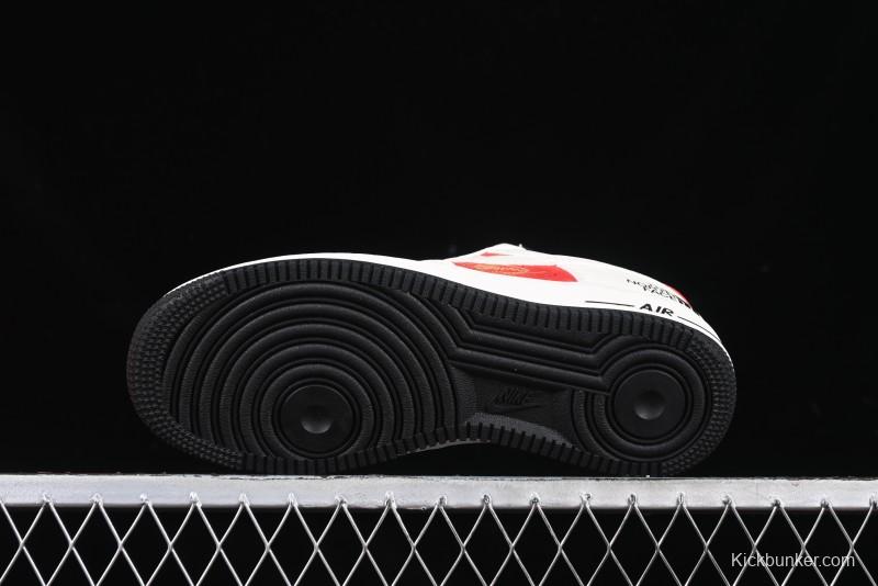 Nike Air Force 1 '07 Low The North Face Collaboration Year of the Snake Limited Edition Golden Snake Design Low-Top Casual Sneakers - DM6688-028