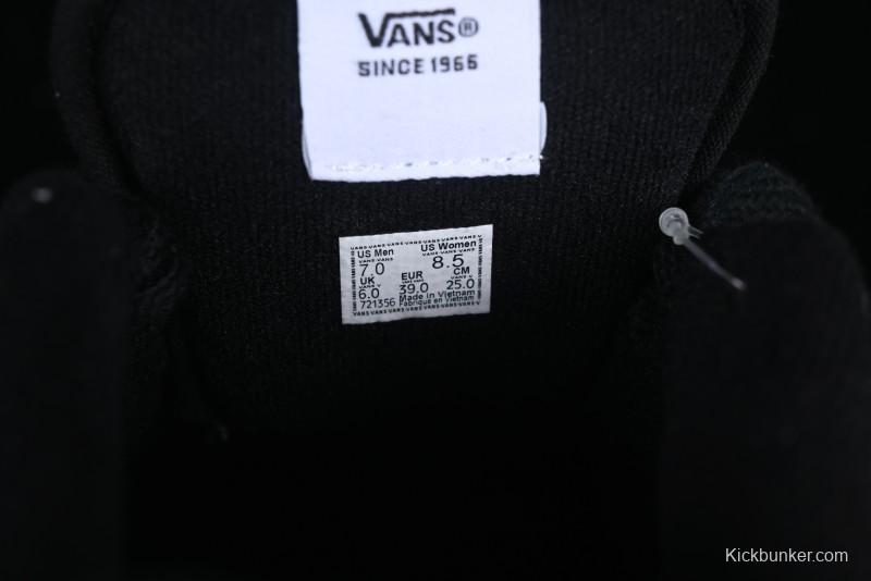 Vans Knu Skool Low-Top Retro Casual Vulcanized Sneakers in Grey Black - VN0009QCBDS