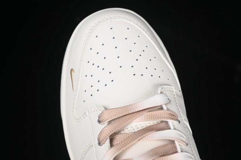 Nike SB Dunk Low Supreme Collaboration Two-Tone Khaki Anniversary High-End Custom Low-Top Casual Skate Shoes - BB8675-111