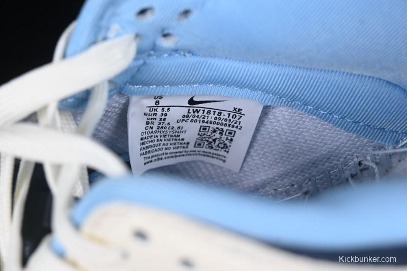 Nike SB Dunk Low Lightning Collaboration - Light Blue Swoosh Anniversary Custom Low-Top Casual Skate Shoes - LW1818-107