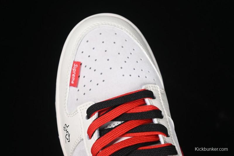 Nike SB Dunk Low Year of the Snake Series - Black Snakeskin with Black Swoosh Anniversary Custom Low-Top Casual Skate Shoes - DM6868-012