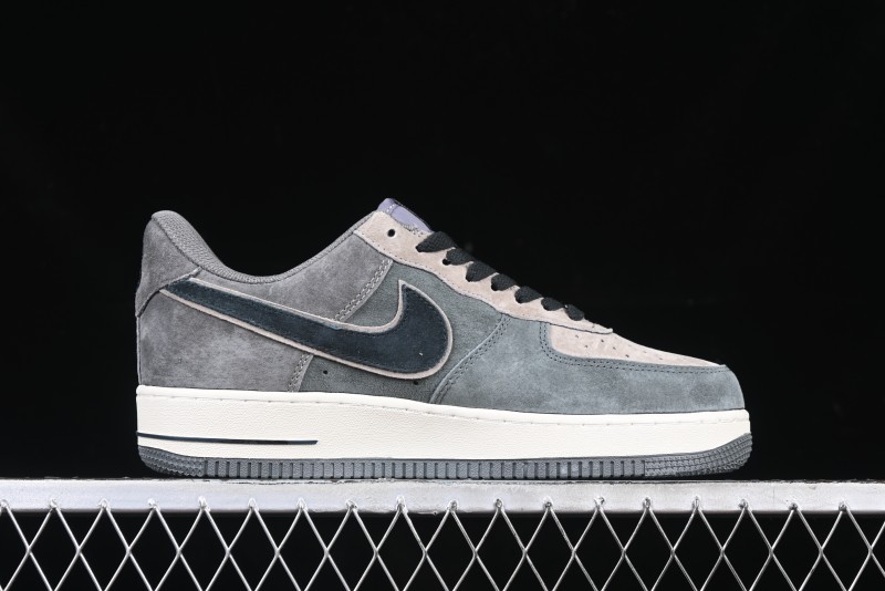 Nike Air Force 1'07 Low "Black Eight" Custom Casual Sneakers for Autumn Winter - YD2425-808