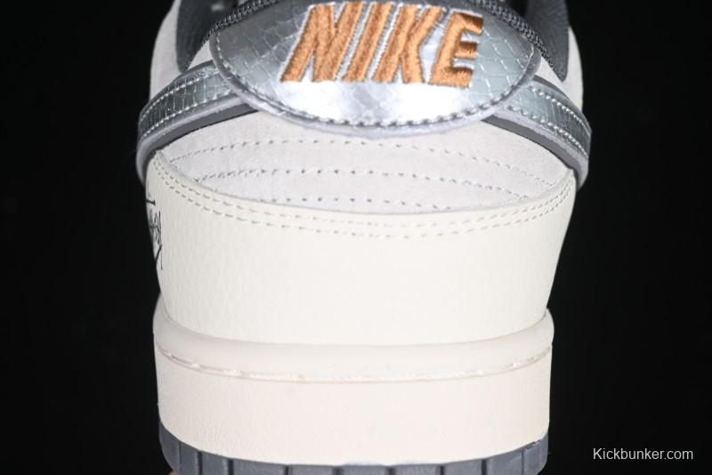 Nike SB Dunk Low Stussy Snake Year Collaboration Anniversary Edition Low-Top Casual Sneakers - DM6868-008