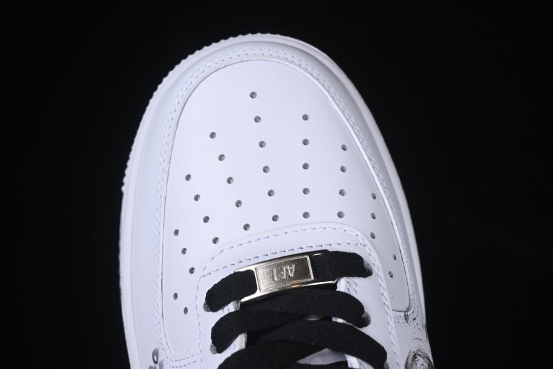 Nike Air Force 1 '07 Low Casual Sneakers with Chinese Ink Painting Design - ZH0316-062