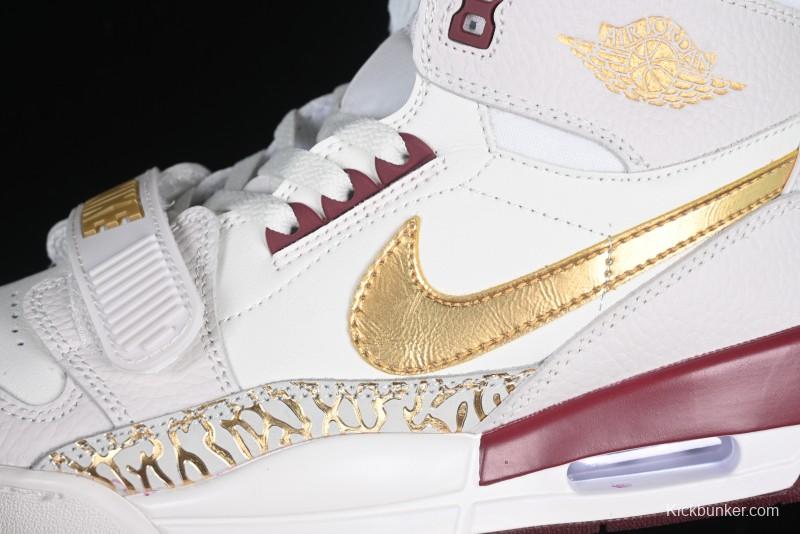 Nike Air Jordan Legacy AJ312 Snake Year Limited Edition Magic Strap Triple One Sneakers - IB4914-161