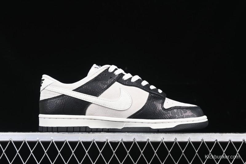 Nike SB Dunk Low BAPE Collaboration Splatter Pig Eight White Hook Anniversary High-End Custom Low-Top Casual Sneakers - DJ2024-053