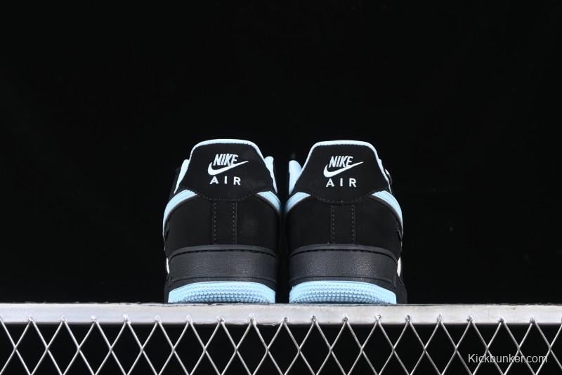 Nike Air Force 1 '07 Low Supreme Collaboration Tiffany Blue Low-Top Casual Sneakers - DF0188-025