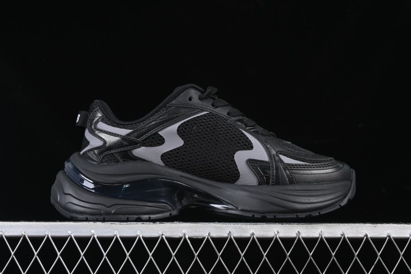 New York Yankees MLB Bigball Chunky Curve Thick Sole Casual Running Shoes - 3ARNSPL4N07BKS