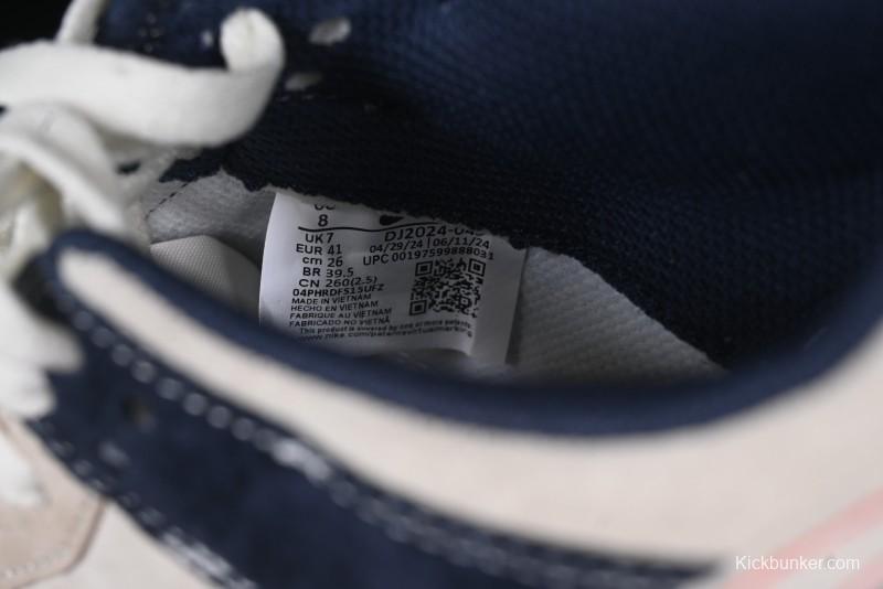 Nike SB Dunk Low Supreme Collaboration - Two-Tone White Swoosh Anniversary Customized Low-Top Casual Skate Shoes - DJ2024-045