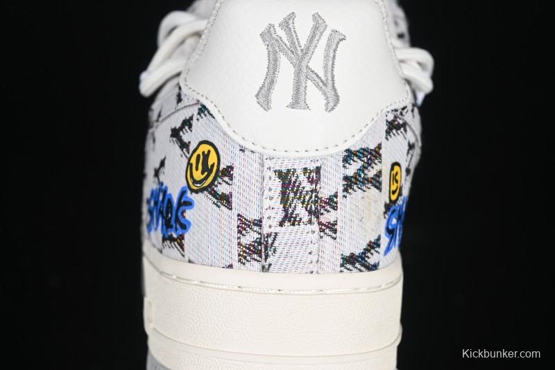 Nike Air Force 1'07 Low Hip Hop MLB Casual Lace-Up Sneakers - BD0077-333