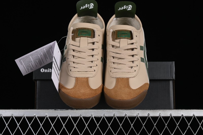 Onitsuka Tiger Mexico 66 Low-Top Leather Casual Running Shoes - DL408-1785