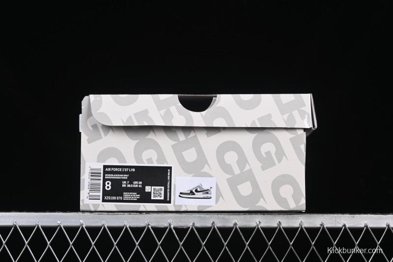 Nike Air Force 1'07 Low The North Face Collaboration Black Beige Grey Casual Sneakers - XZ6188-976