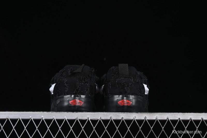 Vans Vault OG Era LX "Distressed Black" Premium Skate Sneakers