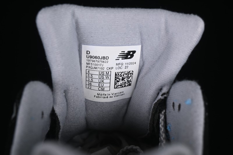 New Balance NB9060 Series Retro Casual Running Shoes with ABZORB Cushioning - U9060JBD