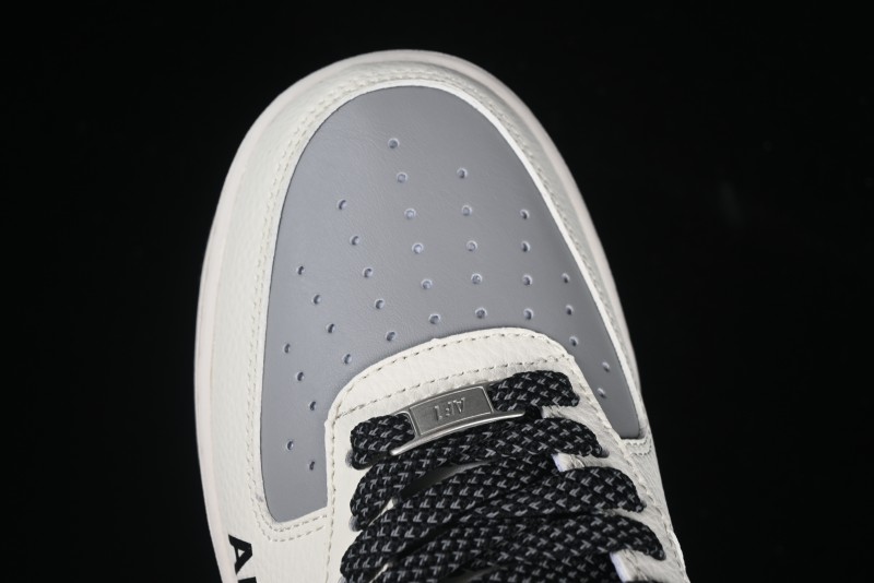 Nike Air Force 1'07 Low Supreme Casual Sneakers in Beige Grey Black - HH7518-055