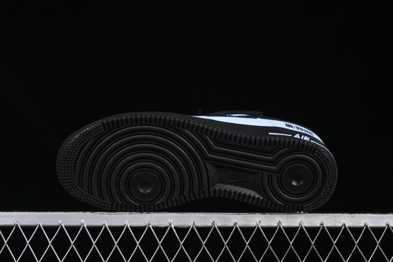 Custom "I Love U" Black & White Sneakers - Sleek Barcode Design