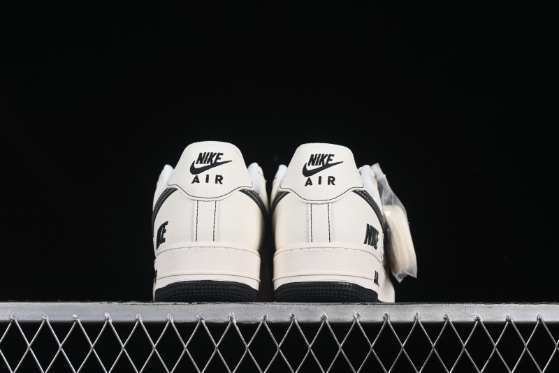 Nike Air Force 1 '07 Low Custom Casual Sneakers with Multiple Swoosh Design - HH7518-068