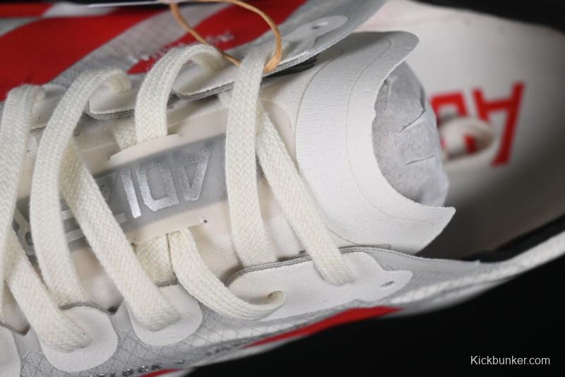 Adidas Lightstrike Pro Running Shoes - White/Red with Inspirational Design