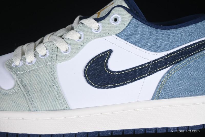 Nike Air Jordan 1 Low "Canadian Tuxedo" Basketball Shoes - IH0648-141