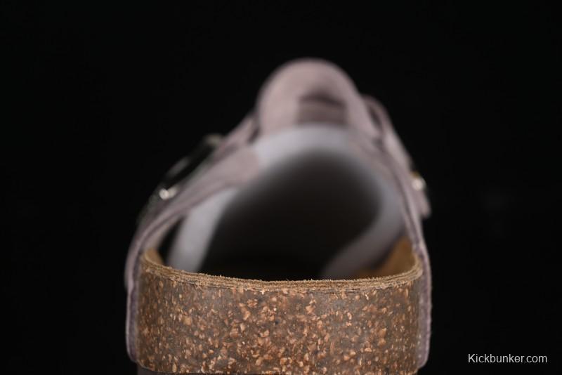 Birkenstock Arizona Soft Footbed Sandals with Suede Leather and Lambswool Lining - G.D4