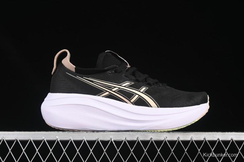 Asics Gel-Nimbus 27 Retro Breathable Casual Shoes with Cushioning for Men - 1012B753-003