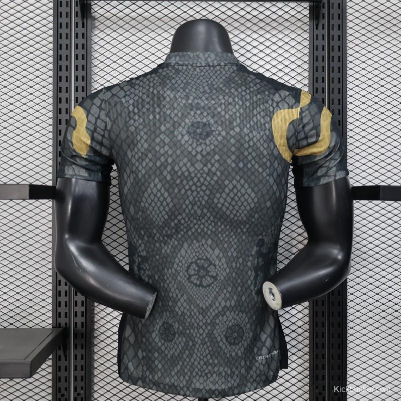 Player Version 25/26 Chelsea Bingx Black with Snake Pattern Design Jersey