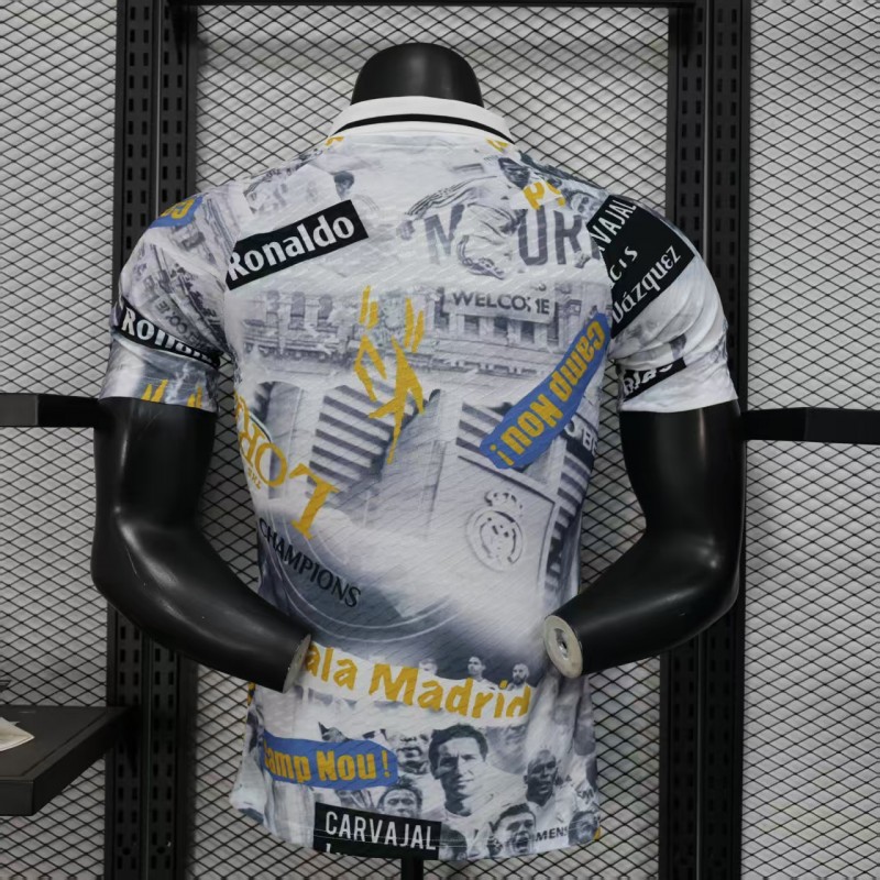 Player Version 25/26 Real Madrid Special Edition Commemorative Legendary Jersey