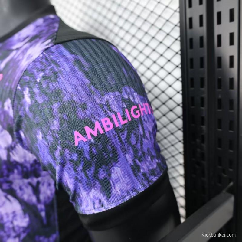 Player Version 25/26 FC Barcelona Purple with Marble Design Jersey