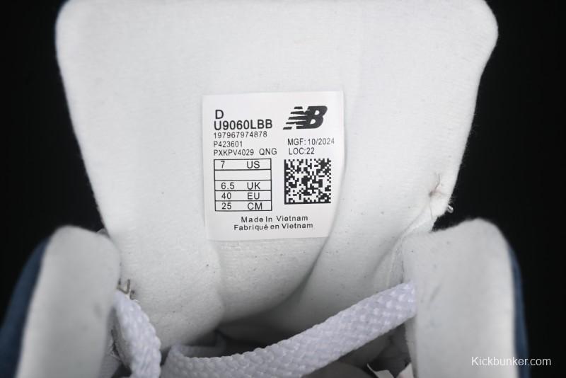 New Balance NB9060 Series Retro Casual Running Shoes with ABZORB Cushioning Technology - U9060LBB