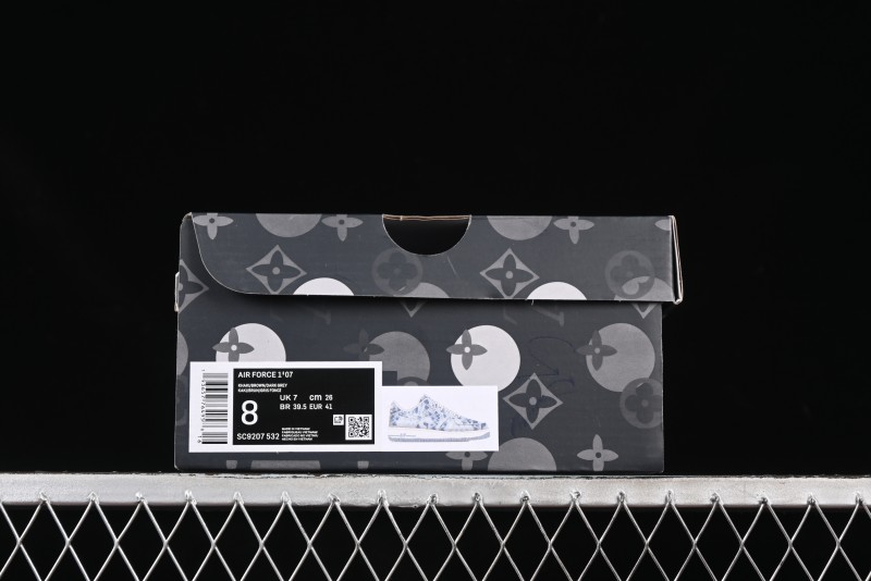 Nike Air Force 1 '07 Low LV Collaboration Blue Denim Casual Sneakers - SC9207-532
