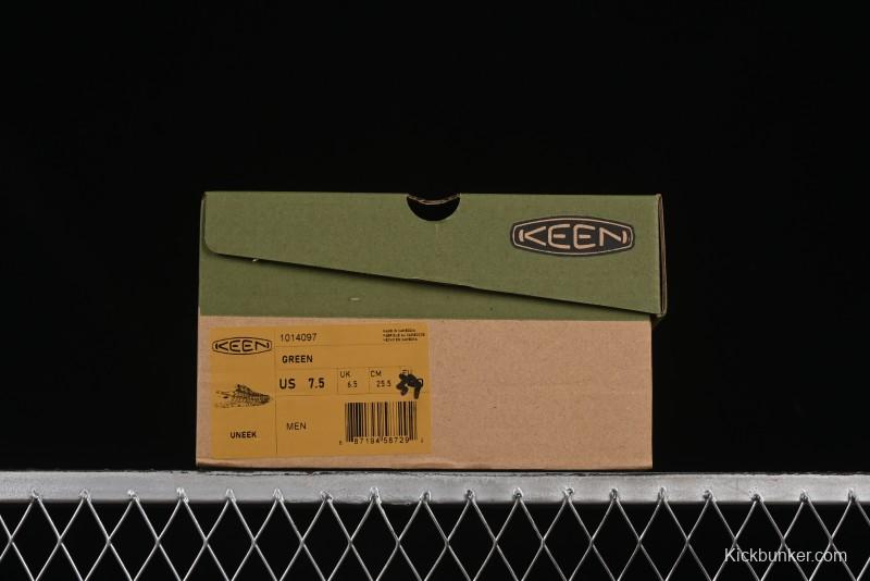 Keen Uneek Flat-M Woven Elastic Strap Outdoor Water Sports Sandals - 1014097