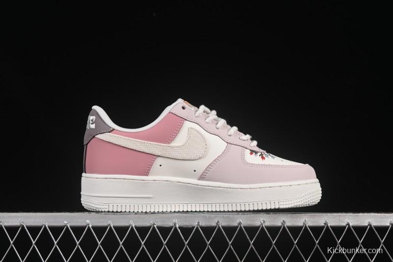 Nike Air Force 1'07 Low Casual Sneakers with Full-Length Air Cushion - IB8874-111