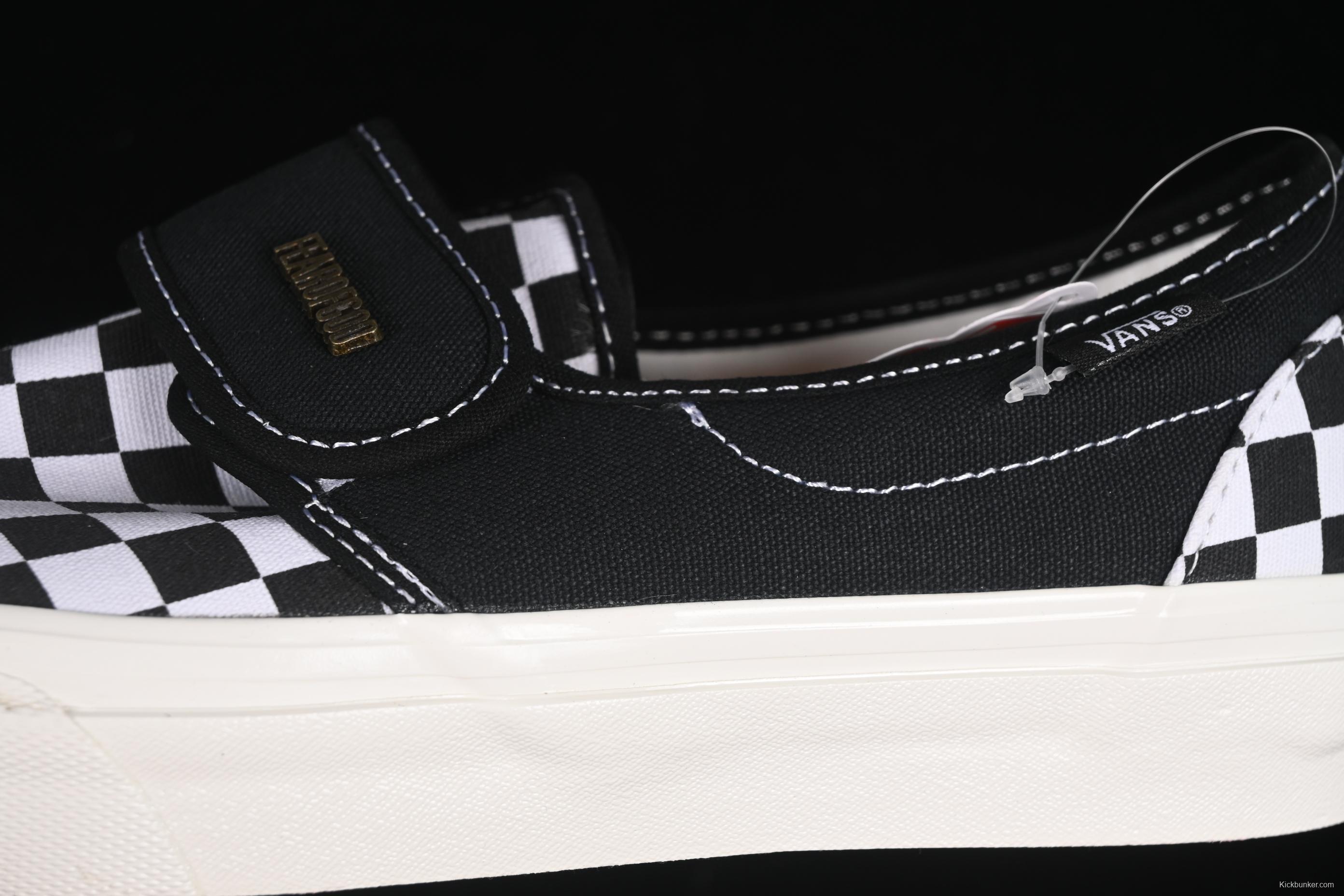 Vans Slip-On Classic Checkerboard Slip-On Casual Skate Shoes - VN0A3J9FPZR