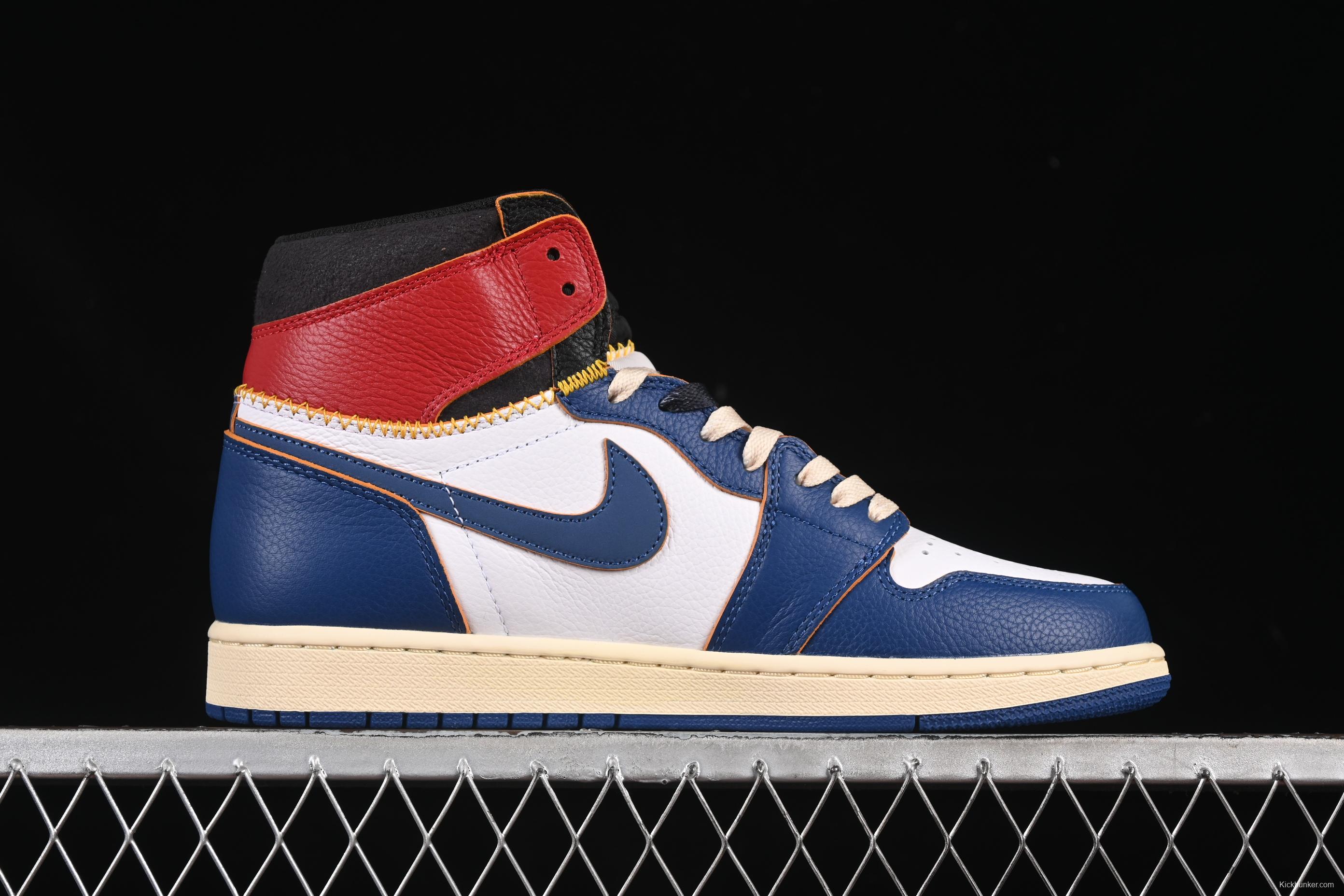Nike Air Jordan 1 x Union AJ1 Limited Edition Deconstructed Patchwork Basketball Shoes - BV1300-146