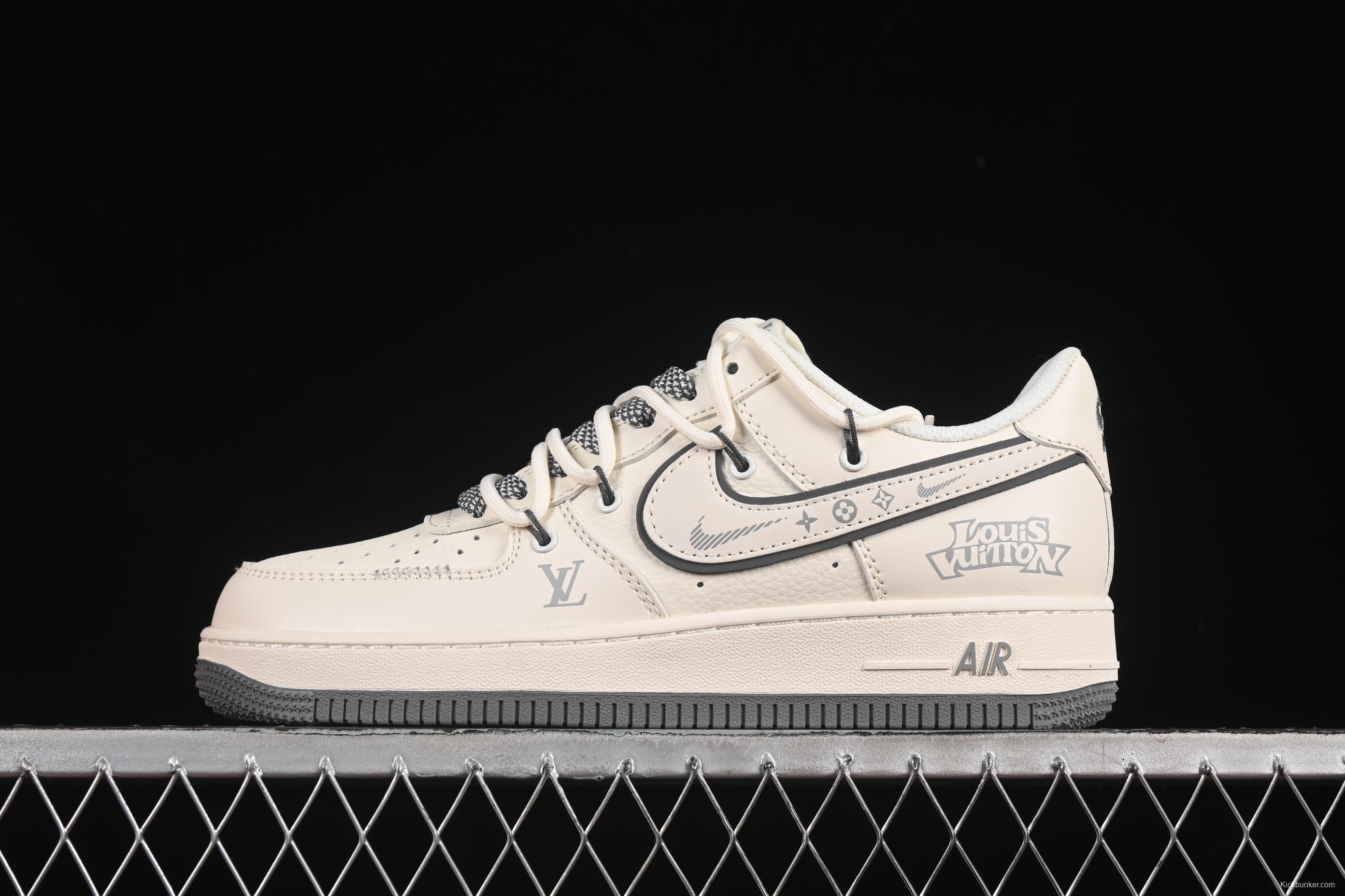 Nike Air Force 1 '07 Low LV Collaboration Beige Sole Drawstring Casual Sneakers - DM6868-100