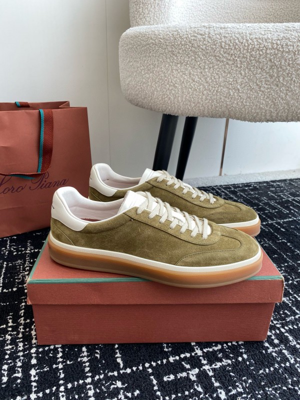 2024 Unisex LP Beige Suede Leather Sneakers MJ00320