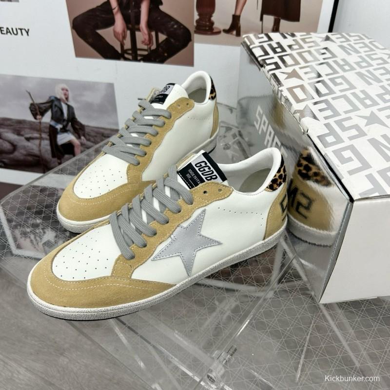 2024 Unisex GGDB White Beige Grey Suede Leather Low-Top Sneakers MJ00260