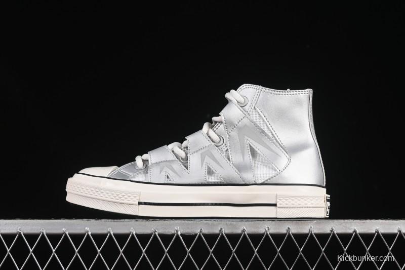 Converse Chuck 1970s Future Silver High-Top Casual Sneakers - A15187C