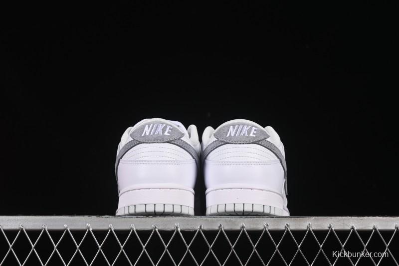 Nike SB Dunk Low White Grey Low-Top Casual Skate Shoes - IH0632-141