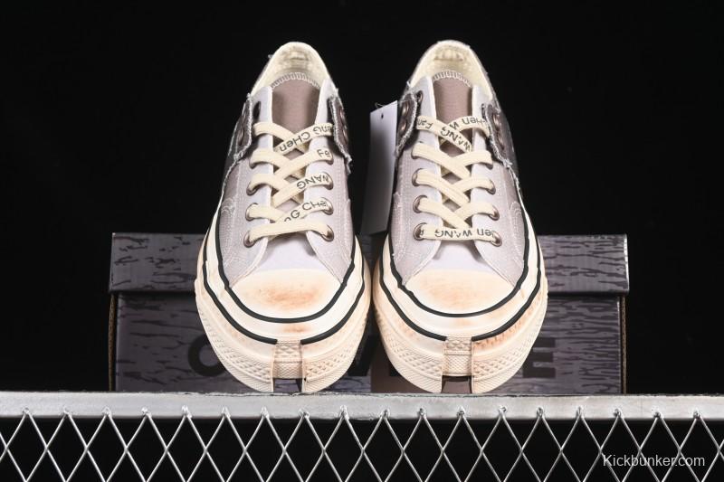 Converse Chuck 70 Low Feng Chen Wang Collaboration Deconstructed Canvas Sneakers - A15741C