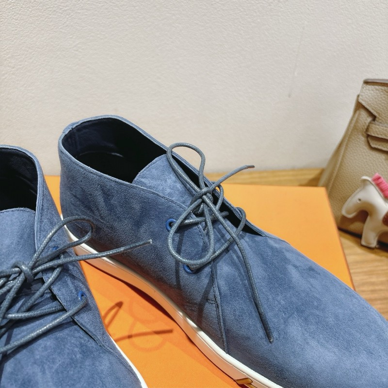 2025 Unisex H Blue Suede Boots AS00380