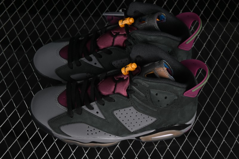 Nike Air Jordan 6 Retro Bordeaux Premium Suede Sneakers - CT8529-063