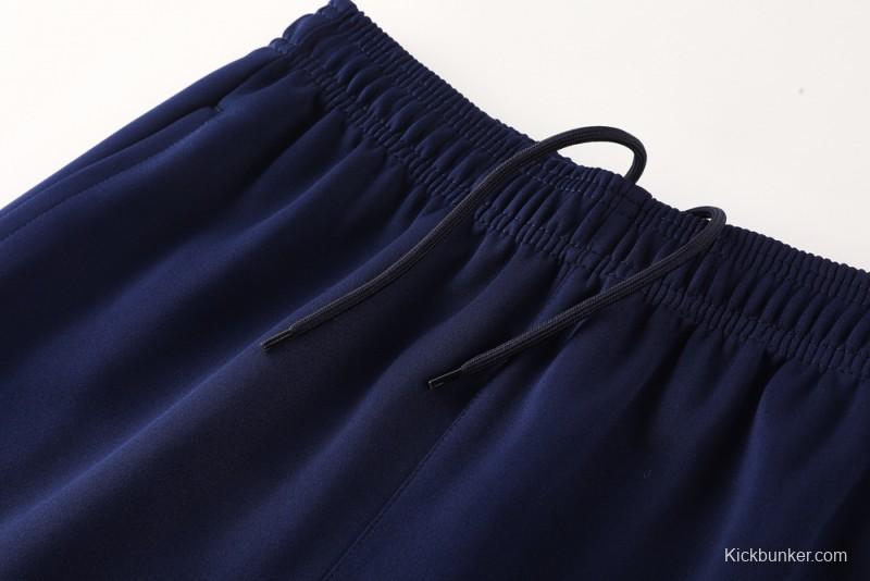 25/26 Olympique Marseille Blue/Navy Full Zipper Jacket +Long Pants