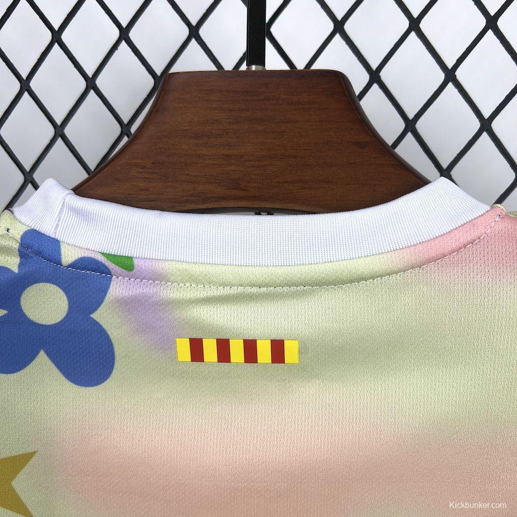 2025/26 Kids Barcelona Flower Special Edition Jersey