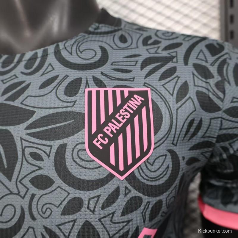 Player Version 25/26 CD Palestina Black Jersey